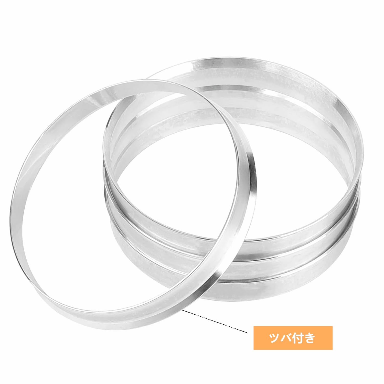������̵����4������ �ϥ֥�� �ĥ��դ� HUB CENTRIC RING ������� ��������67.1-65.1mm