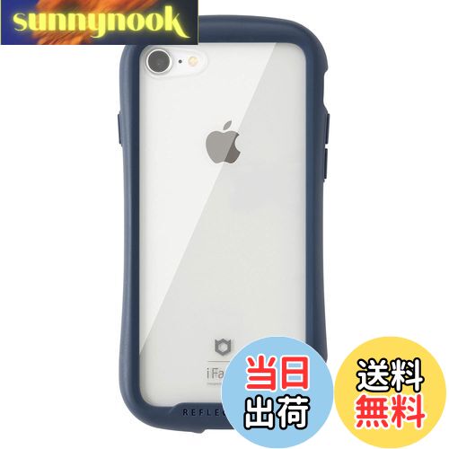 【送料無料】iFace Reflection iPhone SE(第3世代/第2世代)/8/7 ケース 色：iPhone SE(第3世代/第2世代)/8/7専用・ネイビー、サイズ：iPhone SE(第2世代)/8/7