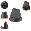 【送料無料】JOYSOG PS5 ポータル充電スタンド for Playstation Portal リモートプレーヤー 充電ドックステーション Whit Type-c アダプターアクセサリー (ブラック)