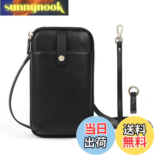 【送料無料】[imeetu] スマホショルダー お財布ショルダー スマホポーチ レディース 本革 多機能 落下..