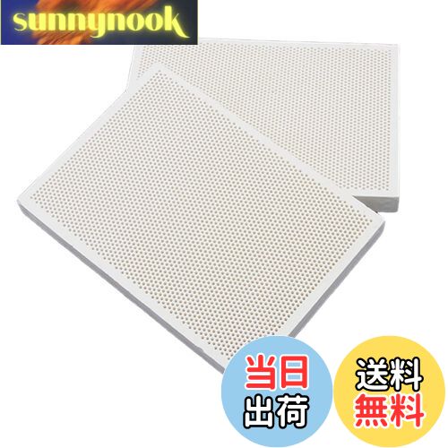 【送料無料】Itisyou 耐火レンガ 耐火煉瓦 穴 耐熱ボード 耐火れんが ハニカムウェルディングプレート ..