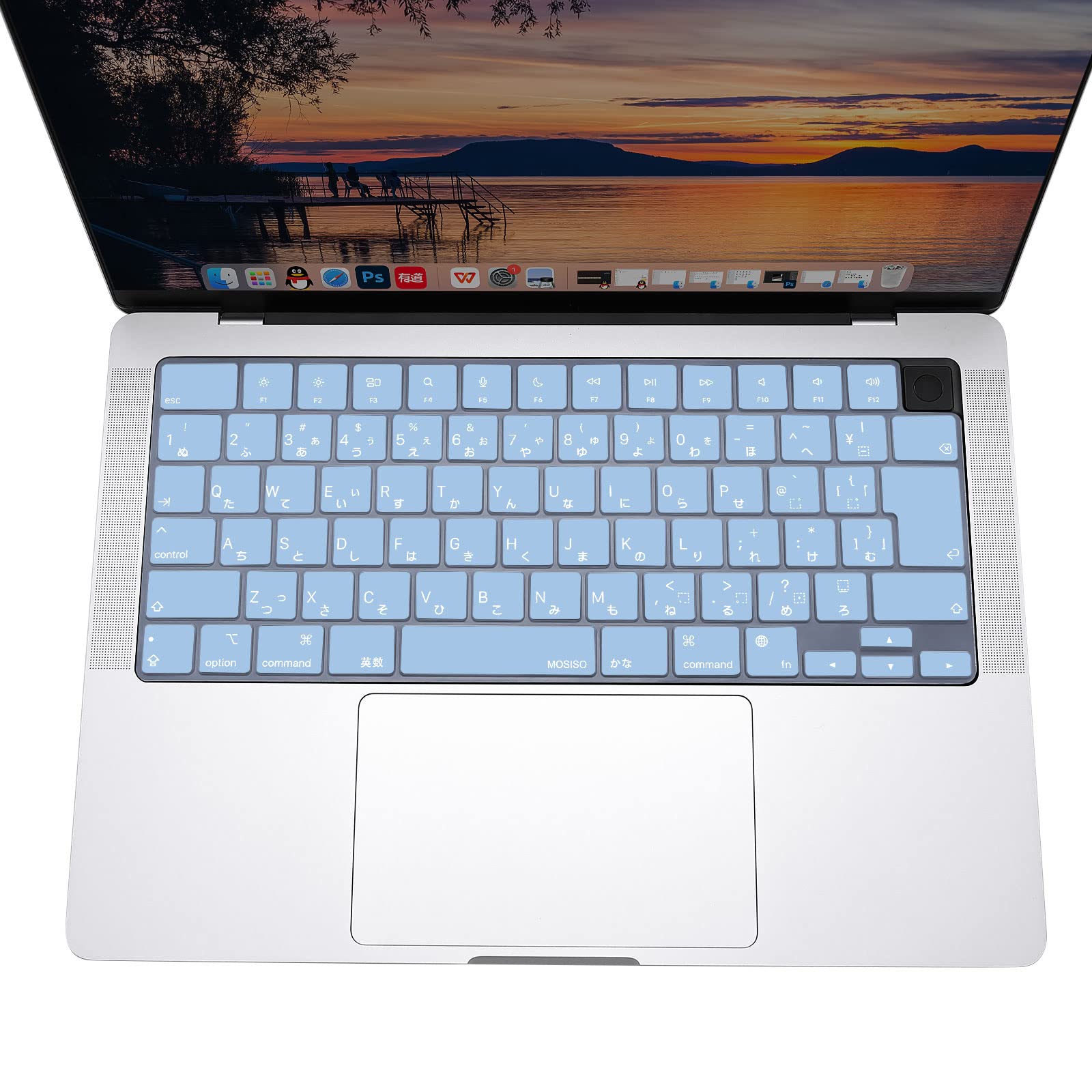 ������̵����MOSISO �Ρ��ȥѥ����� �����ܡ��ɥ��С� �б����� MacBook Air 13.6/15(M3 M2���å�)A3113 A2681 A3114 A2941/ Pro 14/16(M4 M3 M2 M1���å�) 2025-2021ȯ�䡢�ݸ� �ɿ� �ѿ� ���ꥳ�󥹥��� ���ܸ� JIS����(�����֥롼)