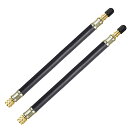 【送料無料】KIMLONTON 車 バイク 空気入れ延長エアーホース 長さ210mm 2個入りセット タイヤインフレーション エアーホース バイク ポンプ 車 バルブ タイヤエアー 空気入れ 延長チューブに対応パーツ バイク用品