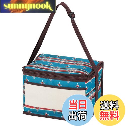 【送料無料】キャプテンスタッグ(CAPTAIN STAG) 保冷バッグ クーラーバッグ ソフトクーラー 折りたたみ可 6L ブルー CSネイティブ UE-591