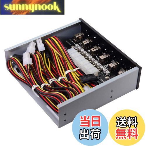 【送料無料】cablecc 6 ハードディスク制御システム インテリジェントコントロール管理システム HDD SSD 電源スイッチ 5.25 CD-ROMベイ付き