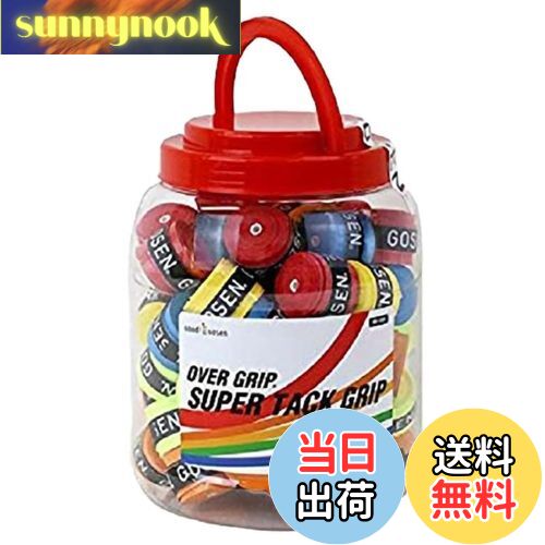 【送料無料】GOSEN「スーパータックグリップアソート OG106」オーバーグリップテープ テニス・バドミントン