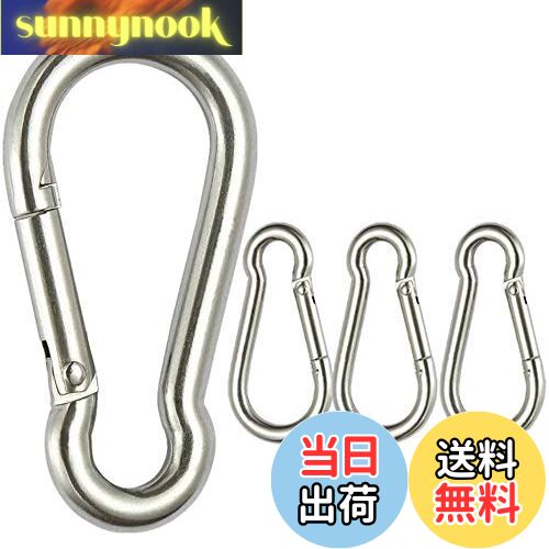 【送料無料】JOLIRSBOX カラビナ 316ステンレス スプリングフック カラビナ セット(8c ...
