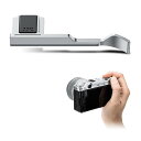 【送料無料】JJC サムグリップ サムレスト X-M5 XM5 カメラ適用 装着簡単 カメラホールド感を高める シルバー