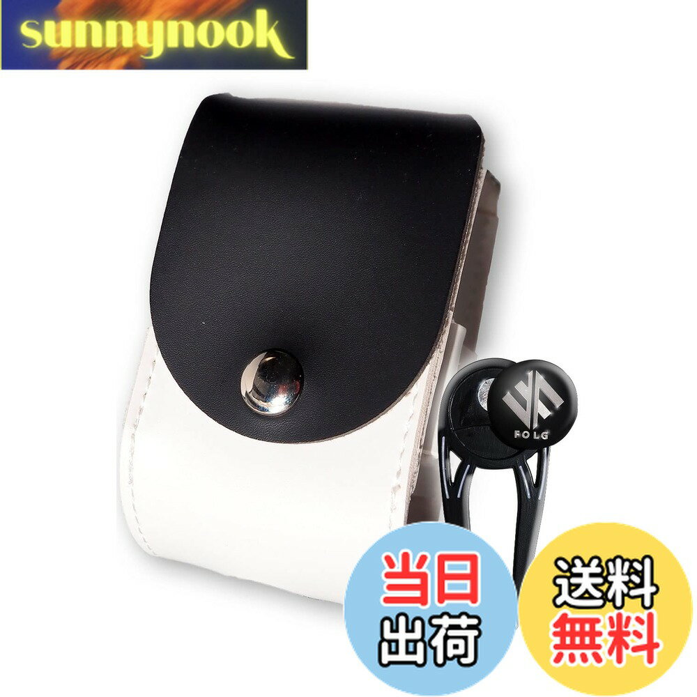 【送料無料】FOLG ゴルフボールケース グリーンフォーク マーカー セット 【ベルトに簡単取付】 ボール2個収納 PUレザー (グリーンフォークセット)