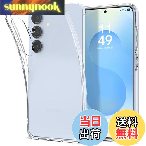 【送料無料】Spigen Galaxy S25 ケース クリア 超薄型 超軽量 米軍MIL規格取得 リキッド・クリスタル ACS08995 (クリスタル・クリア)