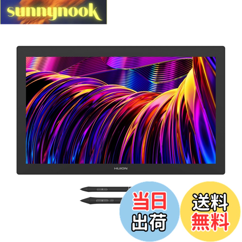 【送料無料】HUION 液タブ 液晶タブレット Kamvas Pro 27 (4K) 27型の大画面 4Kディスプレイ Pentech 4.0テクノロジーへのアップグレードのペンPW600&PW600S(Slim) 16384レベルの筆圧検知に対応 左手デバイス付