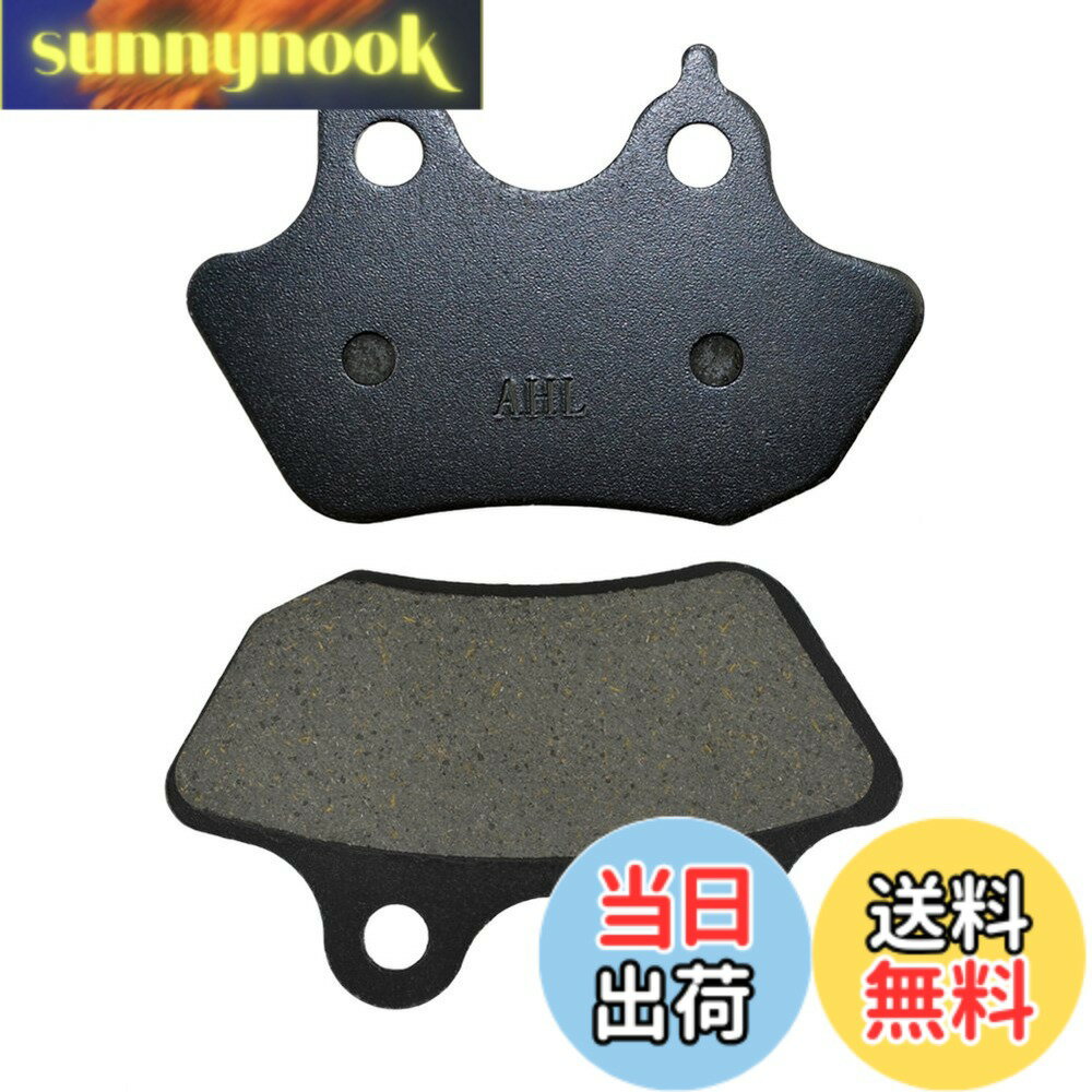 AHL バイク用 フロント/リア共用 ブレーキパッド Harley FLHRI/FLHR Road King 2000-2007