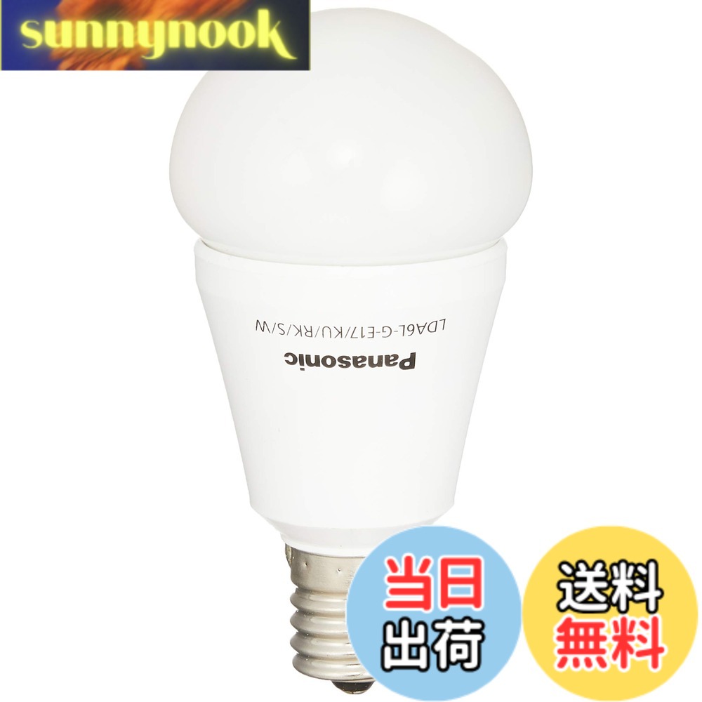 パナソニック LED電球 口金直径17mm 電球50W形相当 電球色相当(6.4W) 小型電球・明るさ切替えタイプ 廊下向け 密閉形器具対応 LDA6LGE17KURKSW