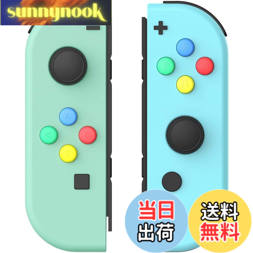乐天商城 - 【送料無料】ZOYUBS Switch ニンテンドースイッチ Joy-Con カラー置換ケース代わりケース 外殻 Switch Joy-Con 交換ケース ボタンカバー付 アナログスティックカバー+ボタンカバー ABXYボタン 方向ボタン 保護カバー 改造 修理 着せ替えケース カバー ニンテンドー スイ