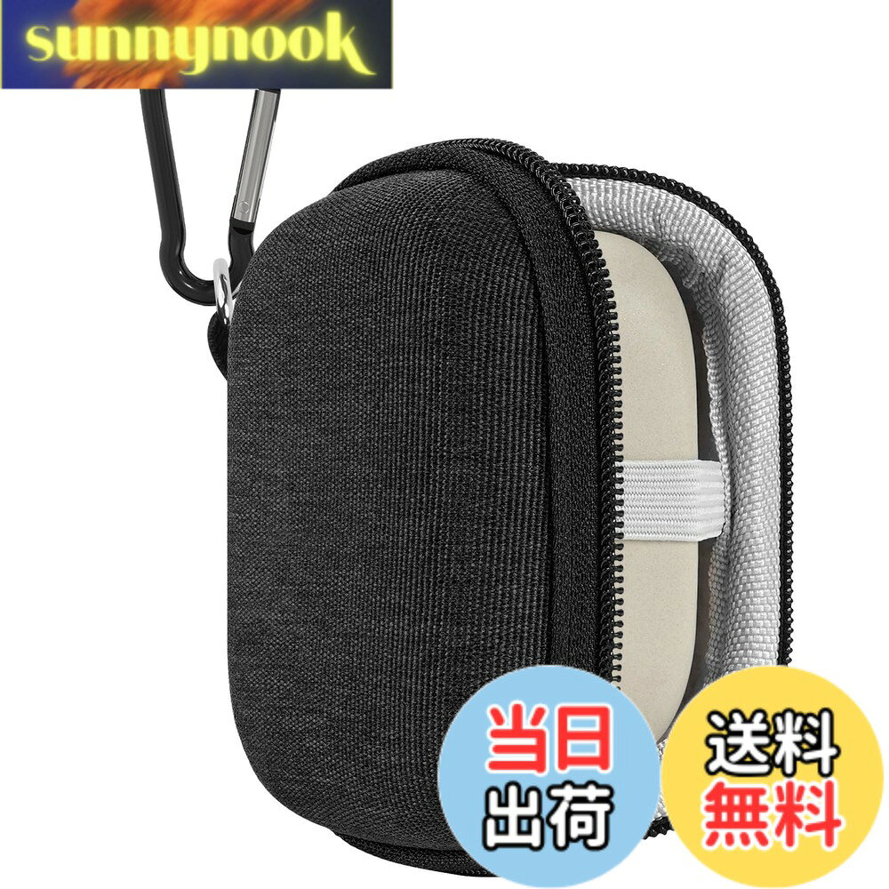 【送料無料】Geekria シールド イヤフォン ケースソニー Sony Sony WF-1000XM6, LinkBuds Open, LinkBuds Fit, WF-C510, WF-1000XM5, WF-1000XM4 完全ワイヤレス イヤフォンと互換性あり 交換用ハードシェル トラベル キャリング バッグ カラビナ クリップ付き (ダーク