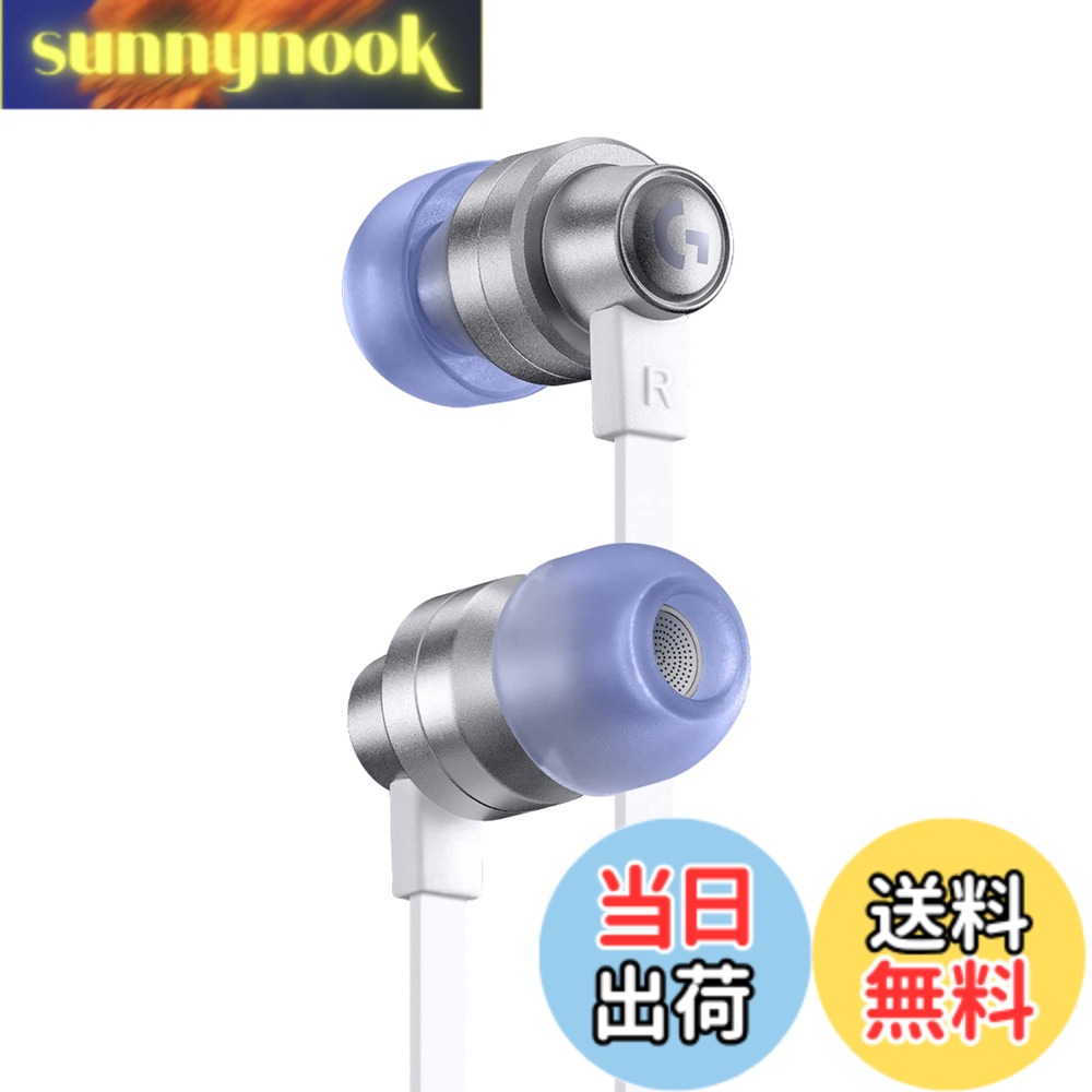 Rakuten - 【送料無料】Logicool G ゲーミングイヤホン G333 有線 イヤホン ホワイト インライン マイク 3.5mm USB-C ボリュームコントロール PS5 PS4 Switch 2 PC スマホ 対応 G333-WH 国内正規品 2年間メーカー