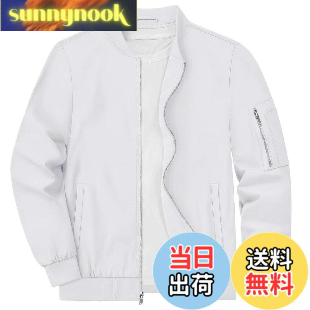 商品情報商品の説明主な仕様 1.仕様：春・秋・冬に着用いただけるカジュアルジャケット。耐久性に優れたポリエステル素材をジャケットに採用。2.設計：1.サイドには、定番のポケットとジッパーポケット、2つの種類があります。2.襟・袖口・裾リブ仕様なので、フィット性・動きやすさと、適度な防風保温性を高めています。3.サイドポケット2つと左袖のポケット1つとインナーポケット*1の計4つのポケットが付いています。基本的な収納は十分です。両手を解放。4.2つの左袖ペン差し付き。袖の取り出しやすい位置にあり、出し入れもスムーズ。5.高級感のあるスタイリッシュで簡単なデザイン＆スリムなシルエットが圧倒的にかっこいい。3.特徴：柔らかくて着心地抜群。気軽に着られる快適ジャケット。通気性を持ち、ムレにくいという特徴があります。適度な防風保温性と少しだけの撥水性も備えています。流行に左右されることなく長年使い続けられる定番アイテム。4.適用場合：日常、カジュアル、通勤通学にはピッタリ。作業にもお使い頂けます。旅行や登山、キャンプ、タウンユース等のアウトドア活動まで幅広く活躍するアウターです。5.暖かいヒント：1.パソコンのディスプレイの違いで、商品が多少の色違いがあるので、ご了承くださいませ。2.お体のサイズをお目安に、ご購入を勧め致します。サイズは平置きでの採寸につき、若干の誤差がある場合がございます。3.ファスナーが左差しです。ご了承くださいませ。