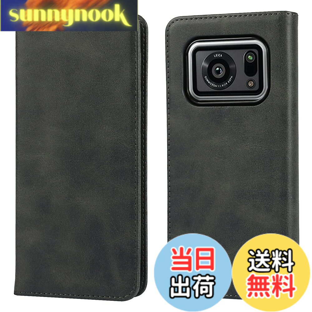 Rakuten - 【送料無料】【Hamany】 AQUOS R6 ケース 手帳型 アクオス r6 ケース 耐衝撃 耐久性 耐摩擦 docomo SH-51B スマホケース SH-M22 Sharp シャープ A101SH カード収納 レザー-紳士黒
