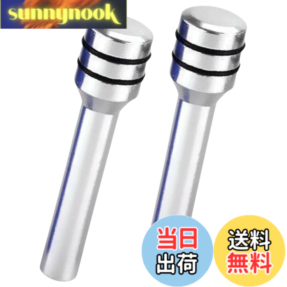 【送料無料】HTharros ドアロックピン スズキ ジムニー 汎用 ドアロックノブ ピン 自動車 アルミ合金 軽自動車 軽トラ カスタム パーツ 交換 部品 2個 銀