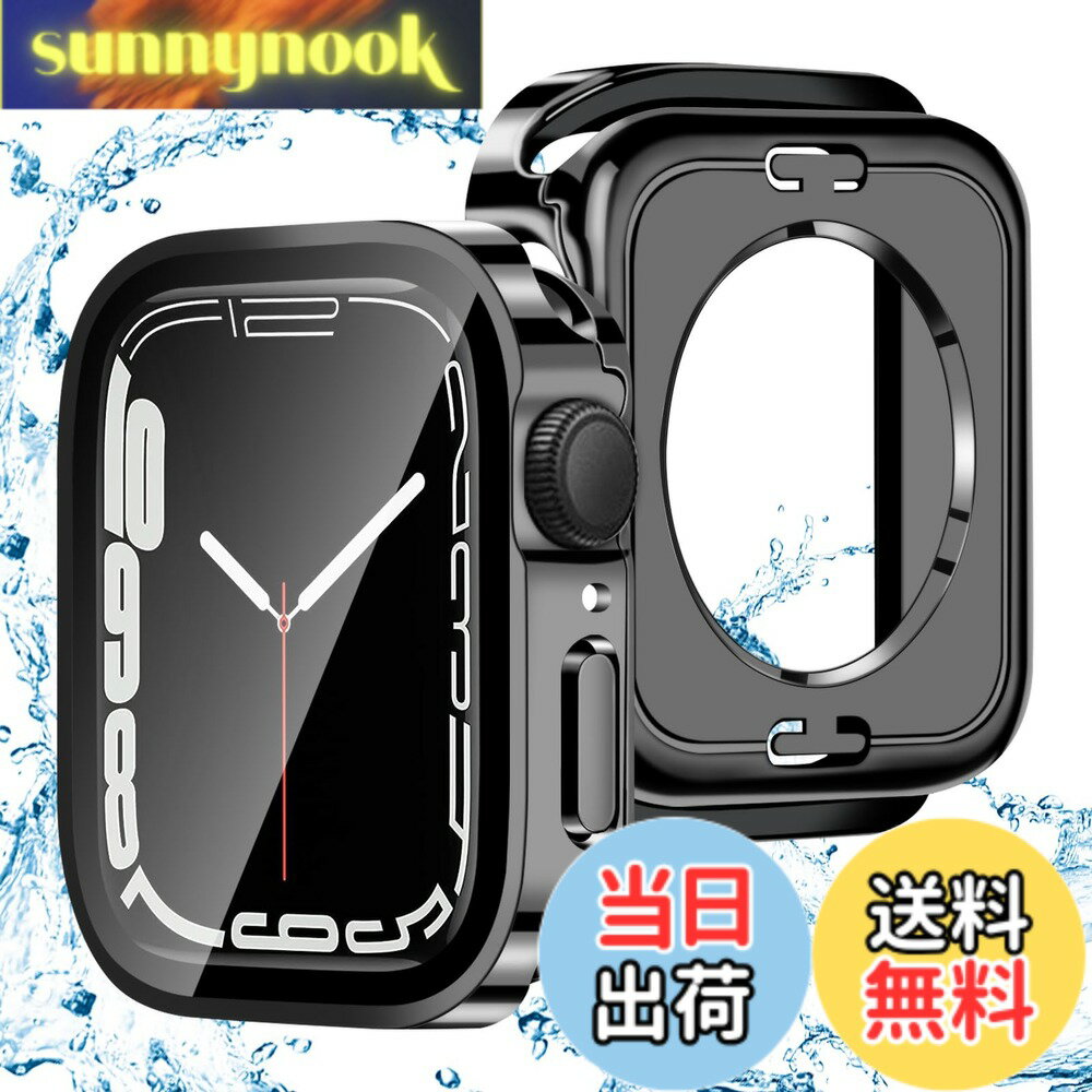樂天商城 - 【送料無料】CABOBE 対応 Apple Watch ケース 44mm Series SE3/SE2/SE/6/5/4 3D直角エッジデザイン メッキ加工 アップルウォッチ カバー ガラスフィルム 2 in 1 前後の保護 Apple Watch カバー アップルウォッチ ケース 耐衝撃 全面保護 装着簡単 高耐久 高透過率 PC素材