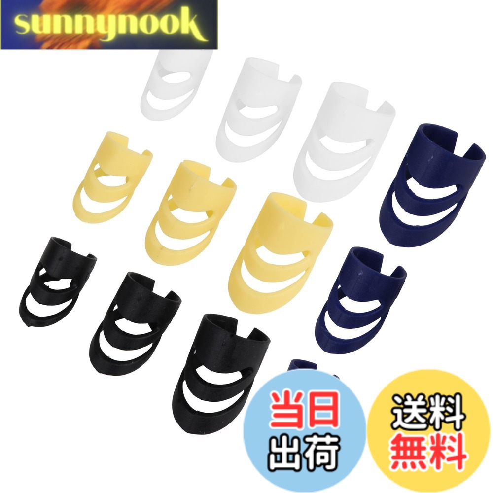 商品情報 商品の説明 特徴: 1.ギター/弦楽器奏者の痛みのない演奏を可能にします。 2. プラスチック製で、使用と取り外しが簡単で、破損したものの良い交換品です。 3.ギター、クラシック、フラメンコ、スチール弦ギター、ハープ、バンジョーなど、あらゆる種類の弦楽器に適しています。 仕様: 色:マルチカラー 材質:プラスチック Sサイズ:20x11mm/0.78x0.43インチ(長さx幅)。 中サイズ:22x14mm/0.86x0.55インチ(長さx幅)。 Lサイズ:25x15mm/0.98x0.59インチ(長さx幅)。 ブランド名: イブイ 重量:10.5g パッケージ内容: 3 x ホワイト指輪プロテクター 3 x ブラックの指輪プロテクター 3 x 黄色の指輪プロテクター 3 x ブルーの指輪プロテクター 主な仕様 ギター/弦楽器楽器プレーヤーのための痛みのないプレイを可能にしますプラスチックの使用や、あなたの破損した1のための良い代替を除去することが容易となりますギター、クラシック、フラメンコ、スチール弦ギター、ハープやバンジョー電気ショック療法：以下を含む弦楽器のすべてのタイプに適しています。 # 【送料無料】Yibuy 12個入れ S M L 多色 プラスチック製のギターフィンガーピック 楽器を演奏する際、指先に不快感を感じたことはありませんか？特にギターや弦楽器を使用する方は、長時間の演奏で指が痛くなったり、摩擦によるトラブルに悩まされることがあります。このような悩みに共感する方も多いと思います。そんなあなたにこそ、Yibuyのプラスチック製ギターフィンガーピックがオススメです。この商品は、痛みの少ないプレイを実現し、演奏の楽しさを倍増させます。多色展開で、S、M、Lの3サイズから選べるため、誰でも使いやすいコンパクトなデザインとなっています。ギターだけでなく、クラシックやフラメンコなど幅広い弦楽器に対応しているので、様々な方にご利用いただけます。さあ、ぜひ手に取って、その快適さをご実感ください。 ## フィンガーピックの特長 Yibuyのフィンガーピックには、次のような特長があります。第一に、痛みのない演奏が可能です。このフィンガーピックは、指先にかかる負担を軽減し、長時間の演奏も快適に続けられます。さまざまな弦楽器での使用を考慮した設計となっており、特にギターやクラシック、フラメンコ、スチール弦ギター、ハープ、バンジョーなどに適しています。 次に、プラスチック製であるため、手入れが簡単です。一般的なフィンガーピックは、素材によっては扱いが難しいことがあります。この商品は、取り外しが容易で、気軽に使用できるので、初心者から上級者まで幅広い層にオススメです。また、古くなったフィンガーピックの交換においても、コストパフォーマンスに優れています。 さらに、カラフルなマルチカラー展開が魅力です。楽器の演奏は、見た目も楽しむ要素がありますが、この商品は多色展開なので、自分の好みに合わせて選べます。特に、演奏活動を楽しむ中で、視覚的な楽しさを求める方にはぴったりです。 サイズ展開についても触れておきましょう。小さなSサイズ、中間のMサイズ、そして大きなLサイズの3種類が揃っており、手の大きさや演奏スタイルに最適なものを選んでいただけます。自分の指にフィットするサイズで演奏することで、より快適なプレイを実現できます。 ## フィンガーピックの使用方法と効果 Yibuyのフィンガーピックを使用する方法は簡単です。まず、選んだサイズのピックを指に装着します。このピックが指先を覆うことで、直接弦に触れる感触が大幅に軽減されます。特に、指先に痛みを感じやすい方にとっては、その感覚が新鮮に感じられることでしょう。 実際にフィンガーピックを使ってみると、弦の弾き心地が全く異なることに気がつきます。摩擦を軽減することで、スムーズな音が得られるため、よりクリアな演奏を楽しむことができます。特に、長時間ギターを弾く際には、この効果が顕著に現れます。 さらに、フィンガーピックを使うことによって、手の疲労を軽減できるだけでなく、演奏時の安定性も向上します。弦をはじく際のコントロールがしやすくなるため、演奏に集中できる環境を整えます。また、フィンガーピックを使用することで、指先の滑りが良くなり、正確なピッキングが可能になるのも嬉しいポイントです。 他のギタリストからのフィードバックによれば、Yibuyのフィンガーピックを使用することで、演奏のクオリティが向上したとの声も多く寄せられています。演奏の際に感じるストレスを軽減するために、ぜひ一度お試しください。快適な演奏環境が整います。 ## フィンガーピックを選ぶ際の注意点 フィンガーピックを選ぶ際に注意してほしいポイントがいくつかあります。まずサイズです。自分の手に合ったフィンガーピックを選ぶことが重要です。サイズが合わない場合、演奏中に脱落してしまったり、逆に指が窮屈に感じたりしますので注意が必要です。 次に、素材です。Yibuyのフィンガーピックはプラスチック製で耐久性がありますが、他の素材には異なる特性があります。使用する楽器や演奏スタイルによって異なるため、どのような楽器に合わせて使用するかを考慮することが大切です。 さらに、使用シーンを考慮しましょう。家庭での練習用か、ライブパフォーマンス用かによっても選ぶべきフィンガーピックは異なります。Yibuyのフィンガーピックは全般的に使いやすいですが、特にステージ上でのパフォーマンスを考慮する場合は、フィンガーピックの見た目の好みにも注目したいです。 最後に、他の奏者からの評判を参考にするのも一つの方法です。特にオンラインでのレビューや評価は、実際に使用した人の声を聞くことができるため、自分に合ったフィンガーピックを素早く見つけられる助けになります。使用体験を通じて、あなた自身の演奏スタイルに最適なフィンガーピックを見つけてみてください。 ## まとめ - Yibuyのフィンガーピックは、痛みを軽減し快適な演奏が可能です。 - プラスチック製で、取り外しや手入れが簡単です。 - 多色のデザインと多サイズ展開で選択肢が豊富です。 - 使い方は簡単で、安定したプレイが実現できます。 - 適切なサイズ・素材選びが重要です。 快適な演奏を実現するYibuyのフィンガーピック、ぜひお試しください。