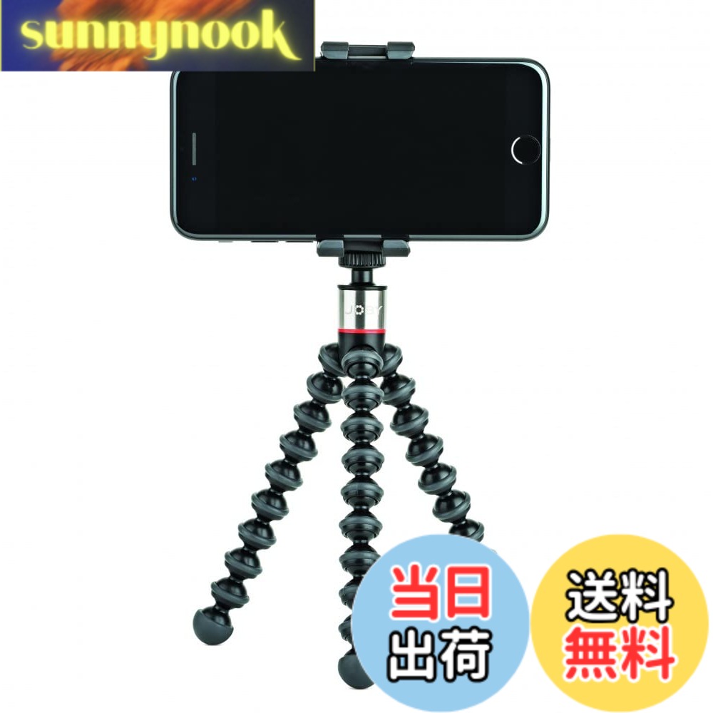 【送料無料】ジョビー(JOBY) スマートフォン三脚 グリップタイトONE GPスタンド ミニ三脚 スマホ三脚 ブラック/チャコール アウトドア キャンプ リモート iPhone/iPhone Pro JB01491-0WW