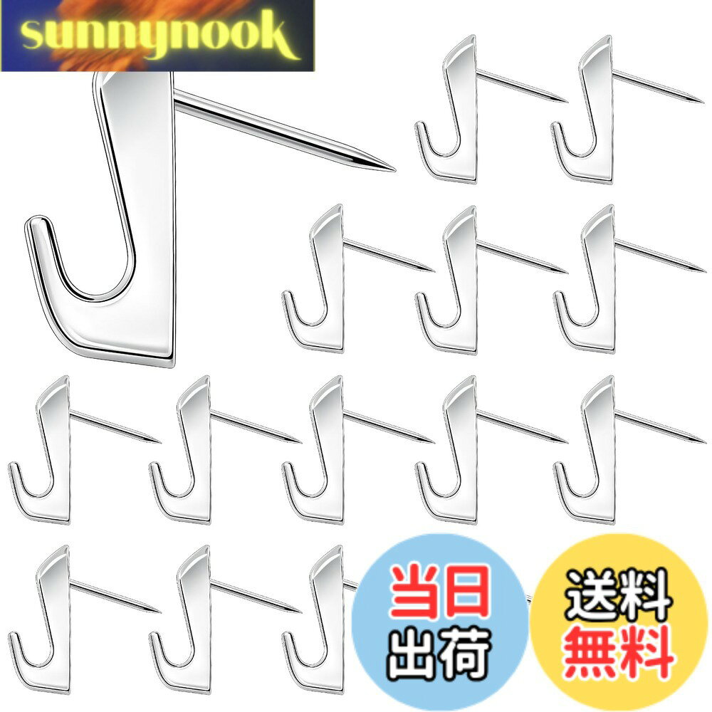 商品情報 商品の説明 主な仕様 【壁を傷つけない・賃貸OK】指で指すだけで手軽に固定でき、取り外しも簡単です。壁へのダメージを最小限に抑えます。1mm程度の針穴なので跡が目立たず、指で軽くこすれば穴が目立たなくて、賃貸や新築でも安心です。 【頑丈な素材で安定した使用感】セット内容は画鋲フック×16と収納ケース×1となります。画鋲フックは高品質の亜鉛合金鋼製を使用し、頑丈で耐食性や防錆性に優れています。ピンは約30°斜め下に刺すため、固定力が高くて、最大耐荷重は5kgで、重めな物でもしっかり支えます。 【多様な用途】壁面収納で収納スペースを増やせる便利な画鋲フックです。カレンダーや鍵、ハサミ、アクセサリー、帽子などの小物から、壁掛け時計やタオル、カバン、リュック、コート、額縁などの少し重い物までも掛けられます。ピンとして写真・ポスター・イラストなどの固定にも利用できます。 【装飾性高い】シルバーカラーは高級感があり、光沢のあるの見た目が高い装飾性で、インテリアと馴染みやすいです。玄関やキッチン、オフィスなど、様々な場所で大活躍します。 【対応壁面】本製品は、ベニヤや合板、石膏ボード、木壁などに対応可能できます。ココンクリートやセラミックの壁には使えません。※必ずご利用の壁の材質を確認してからご購入ください。 # 【送料無料】Athvcht 壁掛けフック 壁を傷つけない 16個セット 自宅やオフィスの壁を美しく保ちたいと考えている方、賃貸住宅にお住まいの方にとって、壁に穴を開けることは大きなストレスになりますよね。そんな悩みを解決するのが、Athvchtの壁掛けフックです。この商品は、傷をつけずに気軽に使えるフックとして多くの利用者に支持されています。 本商品は、賃貸住宅でも安心して使えるように設計されており、指で簡単に取り付けが可能で、取り外しもスムーズです。1mm程度の針穴を残すだけなので、跡が目立たず、後の処理も簡単です。 また、高品質な亜鉛合金鋼を使用しており、耐久性も抜群。最大耐荷重5kgなので、日常使いのアイテムをしっかりと支えることができます。これにより、カレンダーや鍵、小物、さらには額縁や壁掛け時計まで幅広く対応します。 この壁掛けフックを使うことで、壁の空間を有効活用し、整頓された生活空間を実現しましょう。壁に彩りや便利さを加えたい方は、ぜひご購入を検討してみてください。 ## 壁を傷つけない工夫と使い方 Athvchtの壁掛けフックが注目される理由のひとつは、その「壁を傷つけない」設計です。多くのフックは取り付けに際して釘やネジを使用するため、壁に大きな穴が開くのが一般的です。しかし、Athvchtでは指で押すだけで容易に固定でき、取り外しも簡単だから、賃貸住宅でも安心して使えます。 実際に使用する際は、まず壁の材質を確認することが重要です。また、フックを取り付ける位置は、使いたいアイテムに合わせて選ぶと良いでしょう。小物を掛けたい場合は、目の届く高さに設置すると便利です。 さらに、このフックは約30度の角度で取り付けるため、固定力も高く、ずれにくいです。最大耐荷重5kgなので、軽い物から少し重めの物まで幅広く対応します。使わないときにフックを外す際も、指で軽くこするだけで穴が目立たなくなります。このように、家庭内の様々なニーズに容易に応えるデザインが魅力的です。 他にも、フックのデザインは高級感があり、どんなインテリアにも調和します。シルバーカラーは、洗練された印象を与えてくれるため、飾りとしての役割も果たします。特に玄関やキッチンなど、目のつきやすい場所に設置することで、より一層の美しさを演出できます。 ## 幅広い用途と便利さ Athvchtの壁掛けフックは、その用途の幅広さも大きな魅力です。小物から重い物までしっかり支えられるため、カレンダーや鍵といった日常的な必需品の収納に加え、ハサミやアクセサリーなどの小物、更には壁掛け時計や額縁などの少し重みのあるアイテムも安心して掛けられます。 壁に物を掛けることで、床面が片付くため、部屋全体が広く感じられます。入居している部屋が狭く感じる方や、物の整理整頓に悩んでいる方には特におすすめです。これ一つで、壁面をストレージとして効率的に活用しましょう。 また、ピンフックとしても利用できるため、写真やポスター、イラストなどを飾る際にも最適です。簡単に取り付けできることで、気軽に模様替えを楽しむこともできます。 この壁掛けフックを使えば、思い出の写真や自分のお気に入りのアートを手軽に展示でき、個性的な空間を演出します。さらに、取り外しも簡単なので、シーズンごとに新しい飾り付けを楽しむことができるのも嬉しいポイントです。 ## まとめ - Athvchtの壁掛けフックは、賃貸住宅でも安心して使える設計です。 - 最大耐荷重5kgで、小物から少し重い物まで幅広く対応可能です。 - 壁を傷つけずに取り付け・取り外しができるので後処理も簡単です。 - 高級感のあるデザインで、あらゆるインテリアに馴染みやすいです。 この壁掛けフックを使って、空間を美しく整え、機能的に活用する一歩を踏み出してみませんか？
