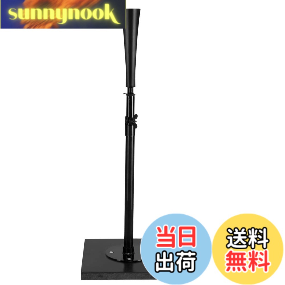 商品情報 商品の説明 主な仕様 ★ 材質：本体/スチール；ホームベース/ポリプロピレン；ボール受け/ゴム ★本体サイズ：(約) 幅40.5×奥行30.5x高さ63.5?91.5cm ★ 本体重量：(約) 2.2kgbr【高さ調節可能】このティースタンドは高さ調節器を備えているので、63.5センチから91.5センチの間で高さを調整することができ、身長と体格の異なるすべての選手が打撃を練習するのに適しています。その底の足は50センチまで伸びることができ、どの打席にもよく適応しています。br【耐久性】良質なゴムと堅牢なPP基板を採用し、長期的な打撃訓練を確保しています。堅牢なベースは安定性を高め、転倒しにくいです。br【組み立てやすい】このバッティングティーは組み立てやすく、取り付ける必要はありません。組み立てが完了すると、お客様はすぐに折り畳み、裏庭や練習エリアに設置し、すぐに打撃スキルを高めることができます。br【応用範囲が広い】このバッティングティーは柔らかくてフレキシブルな上部を備えており、野球やソフトボールなどのサイズのボールにほとんど適しています。また、お客様のラケットを誤打から守り、実際のショット体験を提供します。 # 【送料無料】GYMAX バッティングティー バッティング練習道具 野球バッティング 野球バッティング練習用品 野球練習 置きティー 63.5?91.5cm 高さ調節可能 バッグなし バッティングの練習をしていると、打席に立った時の不安や自信の無さを感じることはありませんか？多くの選手は、実際の試合での打ち方がうまくできず、悔しい思いをしているのではないでしょうか。そんな悩みを解決するのが、【送料無料】GYMAX バッティングティーです。このバッティングティーは、幅広い選手の体格に対応できる設計で、打撃のスキルを確実に向上させるサポートをします。 高さが調節できるため、小学生から大人まで、成長に合わせのトレーニングが可能です。さらに、適切な練習道具を使うことで、より実践的な打撃感覚を養うことができるのです。テクニック向上に必要な練習時間を確保し、効率的にトレーニングできるのが大きな魅力です。 このGYMAX バッティングティーを使えば、いままで感じていた不安を克服し、自信を持ってバッティングに臨むことができます。ぜひこの機会にご自身のスキルアップに役立ててみてください。 ## 高さ調節機能で全選手対応 GYMAX バッティングティーの最大の特徴は、高さの調節が可能である点です。63.5センチから91.5センチまで、あらゆる選手の体格に合わせて簡単に調整することができます。これにより、小学生から中学生、高校生、大人まで、成長に合わせた適切な練習が行えます。 例えば、小さな選手には低めに設定し、打撃の基本をしっかり学ぶことができます。また、高身長の選手には高めに設定することで、実際の試合に近い環境で練習が可能です。このように、個々の体格に応じた柔軟な対応ができるため、長期間にわたって使い続けられる製品です。 さらに、本体の足が50センチ伸びるため、さまざまな打席に適応し、安定した練習環境を作り出します。高さに応じて、練習する選手はもちろん、バッティングを指導するコーチにとっても便利なツールです。一人での練習はもちろん、友人や仲間と一緒に使うことで、より楽しく、効率的にスキルを磨けるでしょう。 また、機器の取り組みも簡単で、すぐに練習を開始できる点も魅力です。季節や時間に制約されず、自宅で、または指定の練習場で、いつでも気軽にセットアップできるのが良いところです。 ## 耐久性と安定感 このバッティングティーは、素材の選定にもこだわりがあります。本体はスチール製で、ホームベースはポリプロピレン、ボール受けには高品質なゴムを使用しています。これにより、長期間にわたる使用でも壊れにくく、劣化しにくい設計となっています。 耐久性のある素材を選んでいるため、数多くの練習を積んでも安心です。特に、野球の練習では繰り返しの打撃が求められますが、このバッティングティーなら、そんな厳しい条件にも十分に応えることができます。 また、ベース部分がしっかりと安定しているため、練習中に転倒することが少なく、集中して打撃練習に打ち込むことができます。風や衝撃に耐える設計にもなっているため、屋外での練習にも適しています。 安定した打撃環境は、自信を持ったスイングを生む要素の一つです。自分の力を最大限に引き出し、自信を持った打席に立つためには、やはり信頼できる道具が欠かせません。このバッティングティーが、あなたの成長をサポートしてくれることでしょう。 ## 組み立てが簡単で即利用可能 GYMAX バッティングティーは、組み立てが非常に簡単な設計になっています。特別な工具が必要なく、箱から出してすぐに組み立てられるため、煩わしさがありません。組み立てが終わると、すぐに練習を始められるので、特に初めて練習道具を使用する選手にとって、とても便利です。 練習場所についても考慮されています。軽量設計で持ち運びが簡単なので、自宅の庭や公園など様々な場所で使用可能です。どのような環境でも、瞬時にセットアップできることが、練習の幅を広げてくれます。 また、収納も簡単で、使わない時にはコンパクトに折りたたむことができます。これにより、自宅の限られたスペースでも保管が容易になります。家族全員で使うことができるお手伝い道具としても最適です。 使い方もシンプルで、バッティングだけでなく、ソフトボールの練習にも対応しています。選手の成長段階に合わせて、それぞれのスポーツに応じたトレーニングができるのも、大きなアドバンテージです。 このように、GYMAX バッティングティーは多機能性に優れた製品として、多くの選手に愛されるアイテムになっています。手軽に使えることで、練習へのモチベーションも高まるのです。 ## まとめ - 高さ調節機能があり、幅広い選手に対応。 - 耐久性に優れ、安全で安定した使用感。 - 組み立てが簡単で、即日利用可能。 - 持ち運びや収納が非常に便利で、スペースを取らない。 このGYMAX バッティングティーは、自宅で手軽に練習を始められる道具として、あなたの野球バッティングスキルを向上させる一助となることでしょう。ぜひ、あなたの練習に取り入れてみてください。