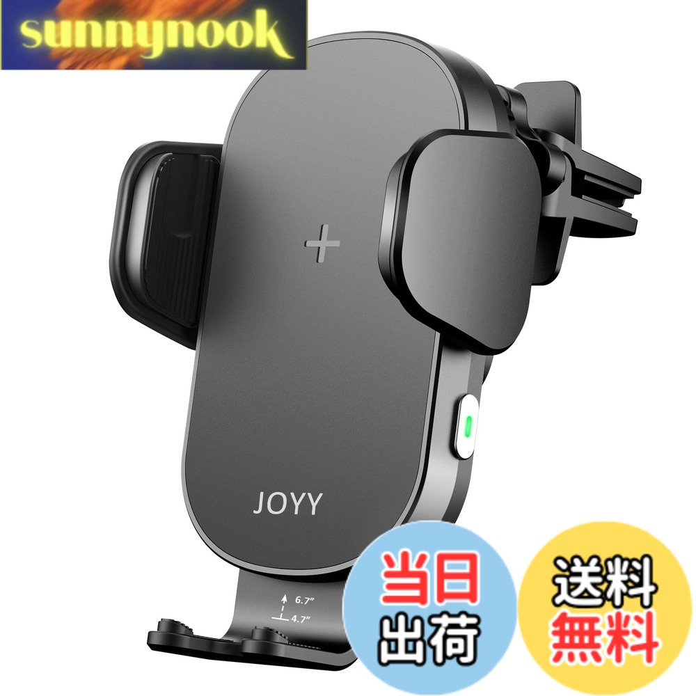 【送料無料】JOYYTECH 車載ホルダー ワイヤレス充電 車載ワイヤレス充電器 スマホ...
