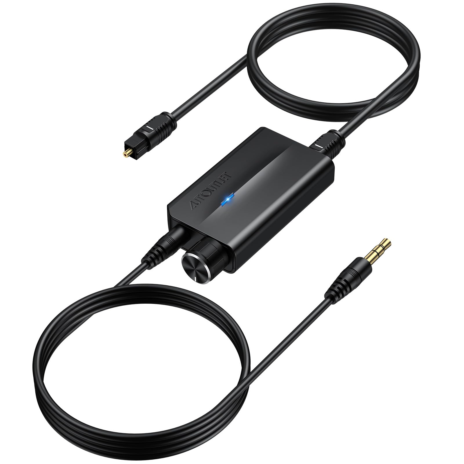 商品情報商品の説明主な仕様 【Toslink - 3.5 mmオーディオコンバーター】:AUTOUTLET DACコンバーター は、プロのオーディオ信号処理用に特別に設計されています。 3.5 mm 光ファイバーコンバーターは、SPDIF 信号を高品質の 3.5 mm アナログオーディオ信号にシームレスに変換し、簡単な接続と優れた音質をします【優れた音質】:内蔵のオーディオアンプチップは3.5 mmの出力レベルを増幅し、純粋でクリアなサウンドをもたらします。 DAC コンバータは 192KHz/24 ビットのサンプリング レートを実現し、光ファイバー入力は 32、44.1、48、96、192KHz のサンプリング レートと 24 ビットのコード ストリームをサポートします【ボリュームコントロール付き】:SPDIF - RCAコンバーターにはボリュームコントロールが付いており、3.5 mm出力の音量を簡単かつ便利に調整できます【取り外し可能な3.5 mmオーディオケーブル付属】 :パッケージには1メートルの取り外し可能な3.5 mmオーディオケーブルが付属しています。このオーディオケーブルを使用すると、ワイヤレスヘッドフォンやBoseスピーカーなどを直接接続できます。ケーブルを外すと、有線の3.5 mmヘッドフォンやコンピュータースピーカーなどに直接接続できます【コンパクトデザイン】: 伝統的なDACコンバーターとは異なり、このコンバーターはコンパクトで軽量なデザインで、内蔵の3.5mmケーブルがあり、接続と取り付けが簡単で、スペースをあまり取りません【プラグアンドプレイ】: 高解像度テレビ、セットトップボックス、ヘッドフォン、およびゲーム機と完璧に連携します。ただし、ドルビーAC3などの5.1チャンネル信号には対応しておらず、使用前にオーディオ出力をPCMモードに設定してください【あなたが得るもの】:1 x 192kHz DACコンバーター 、1 x 光デジタルケーブル（3 ft/1 m）、 1 x 3.5 mmオーディオケーブル（3 ft/1 m）、 1 x ユーザーマニュアル、 1 x USB電源ケーブル【お知らせ】:AUTOUTLETのプロのサービスチームがいつでもあなたのお問い合わせをお待ちしています。何か質問があれば、迅速に回答し、あなたが満足するよう心がけます