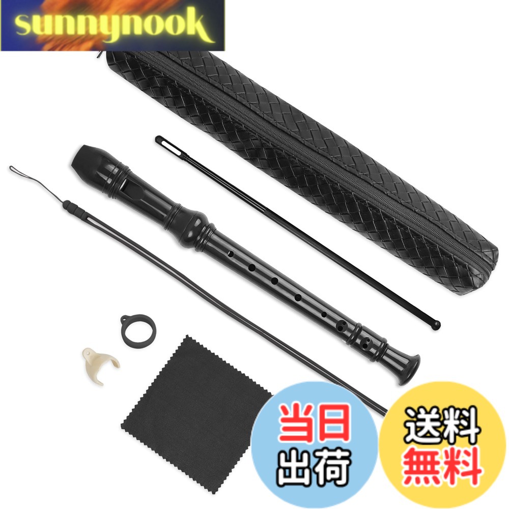 商品情報 商品の説明 リコーダーの初級者から中級者まで最適 高品質：ピッチ精度を確保するための高精度成形 自然で明るい音色 主な仕様 【安定発音】絶妙な構造で作られたこのレコーダーは手触りが良く、発音が安定しています。キー：C 穴の数：8 長さ：約32.5cm/12.8inch 重量：約144gbr【保証】健康的な素材：ソプラノリコーダーはABS素材で作られており、素材は健康的で安全、無毒、無味で、安全に吹くことができます。br【優れた職人技】フルートは滑らかでバリのない表面でよく作られています。正確な穴の開きにより気密性が高く、吹奏音も軽減され、メロディアスな音楽を奏でることができます。br【練習しやすい】音質とパイプ壁を改善し、初心者でも練習しやすくなりました。br【パッケージ内容】 ソプラノリコーダー1個、クリーニングロッド1個、革製収納バッグ1個、運指表1個、スタンド、手にtrp、布を清潔にする。 # 【送料無料】Jasenna ソプラノリコーダー 小学生 初心者 8穴Cキーソプラノレコーダー 初めてリコーダーに挑戦しようとしているお子様や、新たに学び始めた方々にとって、楽器選びはとても重要です。特に音楽に興味を持ち始めた頃は、音の出し方や楽器の使い方が不安になることもあるでしょう。このようなお悩みをお持ちの方にこそ、Jasennaのソプラノリコーダーをおすすめします。私たちがご用意したこのリコーダーは、お子様が楽しく練習できるように設計されており、高品質な音色と扱いやすさを兼ね備えています。音楽の楽しさを感じつつ、しっかりと成長をサポートします。ぜひ、この機会にお求め頂き、新たな音楽の世界へ一歩踏み出してみませんか？ ## 高品質の音色と安定した発音 Jasennaのソプラノリコーダーは、初級者から中級者まで幅広く利用できるように設計されています。ピッチ精度を保つための高精度成形により、自然で明るい音色が楽しめます。このリコーダーは、クリアな音が出るため、練習を重ねるごとに音楽の楽しさを実感できるでしょう。 さらに、特別な構造により手触りが良く、発音も安定しています。多くのお子様が最初に挑戦する楽器として、ソプラノリコーダーは理想的です。32.5cmの長さと、軽量な144gの構造により、手に持った際の使い心地も抜群です。初心者でも扱いやすく、短時間の練習でも満足感を得やすいのです。 このリコーダーを手にすることで、お子様の音楽の基礎を築くお手伝いをすることができます。音楽を学ぶ喜びを体感しながら、楽器の使い方を習得していくことで、自信を持てるようになるでしょう。また、初めてのリコーダーを選ぶ際に大切なことは、高品質であることです。Jasennaのリコーダーは、お子様の音楽の旅を支えるために設計されています。 ## 同梱物と使い方の工夫 このソプラノリコーダーの魅力は、その内容物の豊富さにもあります。本体の他に、クリーニングロッドや革製の収納バッグ、運指表、スタンド、清掃用の布といった、初心者に嬉しいアイテムが揃っています。これらは、日々の練習や楽器のメンテナンスに大いに役立ちます。 クリーニングロッドは、リコーダー内部の汚れを効果的に取り除くためのアイテムです。特に初心者は、楽器のお手入れを怠りがちになることがありますが、クリーニングを行うことで常に清潔な状態を保てます。これにより、音質も良くなり、長持ちさせることが可能です。また、収納バッグは楽器を傷から守るだけでなく、持ち運びも便利にしてくれます。 運指表は、音符の吹き方や指の配置を簡単に覚えるための役に立つ視覚的なツールです。これにより、自宅での練習だけでなく、学校での授業でもスムーズにリコーダーを使えます。特に小学生には、さまざまな指使いを視覚的に覚えやすくするための手助けとして非常に効果的です。 最後に、スタンドも便利です。リコーダーを演奏しない時に立てかけておけるため、保管スペースを確保しやすく、楽器が転倒して壊れる心配も減ります。これらの同梱物は、初めての楽器としての使いやすさを追求した結果です。 ## 安全性とデザインの工夫 Jasennaのソプラノリコーダーは、健康に配慮したABS素材で作られており、安全性が高いです。無毒・無味なので、安心して吹くことができます。特にお子様に使わせる場合、素材の安全性は非常に重要です。このリコーダーは、そうした安全性を第一に考慮して製造されています。 また、滑らかでバリのない本体は、見た目にも美しく、使っていて気持ちが良いデザインです。音楽教育に興味を持ち始めたお子様に対して、良い印象を与えることができるでしょう。このようなデザインは、楽器に対する興味をさらに引き出します。 さらに、豊かな音色が奏でられるように、気密性が高く設計されています。これにより、音のひびきがクリアで、音楽を奏でる喜びを感じやすくなります。豊かでメロディアスな音を楽しめるため、お子様がリコーダーに対する愛着を持てるようになるでしょう。 このリコーダーがあることで、お子様は音楽に対する興味を持ち続けるきっかけとなり、将来の音楽活動への一歩を踏み出すことができるかもしれません。安全性とデザインの両方を兼ね備えたJasennaのソプラノリコーダーは、まさにお子様の成長に寄与する最良の選択です。 ## 購入時の注意点とお手入れ Jasennaのソプラノリコーダーを購入する際は、いくつかのポイントを押さえておくと良いでしょう。まず、初心者用に作られているため、リコーダーの使い方やメンテナンスについて、しっかりと学べるように心がけてください。特に、楽器を使った後の手入れは重要です。 音を出す際に必要な呼吸法や指の配置をしっかりと理解し、練習に取り入れていくことが大事です。また、クリーニングロッドを定期的に使用して内部の衛生状態を保つことも必要です。これを怠ると音質が低下し、楽器本体が劣化する原因にもなります。 さらに、リコーダーを直射日光や高温多湿な場所に保管することは避けましょう。素材の劣化を防ぐためにも、適切な環境で保管することが大切です。収納バッグを利用することで、安全に保管・持ち運びができるので、毎日の練習時には必ずバッグを利用するようにしてください。 音楽に対する興味を育むためには、楽器を大切にしながら使うことが欠かせません。Jasennaのソプラノリコーダーは、その魅力を最大限に引き出すことで、お子様の音楽の世界を広げる助けとなるでしょう。 ## まとめ - Jasennaのソプラノリコーダーは、初心者から中級者まで幅広く対応。 - 高品質な音色と安定した発音が特徴。 - クリーニングロッド、収納バッグなど便利な付属品が豊富。 - ABS素材で作られており、安全性が高い。 - お手入れをしっかりすることで、長く使える楽器。 音楽のスタート地点として最適なJasennaのソプラノリコーダーを通じて、楽しい音楽ライフを始めてみてください。