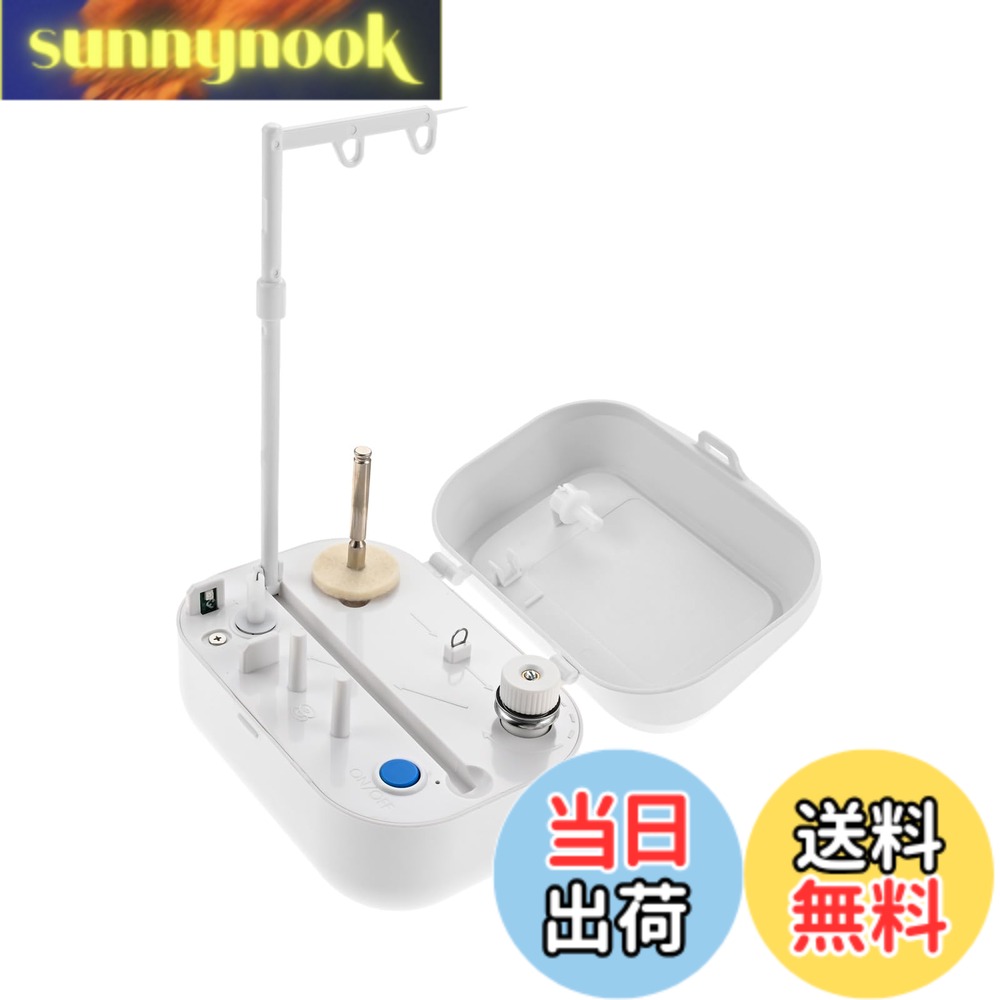 商品情報 商品の説明 主な仕様 【高速モーター】この機械を使用して、ボビンを素早く均一に巻き取り、ボビンがいっぱいになると自動的に停止するように設計されています。大規模なプロジェクトを素早く効率的に完成する必要がある場合、この自動ワインダーを使用すると手巻きの時間を減らして時間を大幅に節約できます。br【操作簡単】指示に従ってボビンと糸を正しい位置に置き、主電源スイッチをONに押すことだけで簡単な操作方法です。そして、使用中の安定性も高いです。br【ポータブル】このボビンワインダーマシンには、内蔵の収納スペースが付いております。またほこりから保護するためのロックと隠しハンドルがあり、収納して蓋を閉めると、コンパクトなサイズで持ち運びが楽になります。br【2種類の電源モード】三つの.5V AA 電池（別売り）に接続、または5VDC電源アダプターを介してType C ポートに接続されたUSBケーブルを使用できます。br【耐用性】高品質のABS素材で作られており強度/耐衝撃性/耐熱性に優れています。使用寿命が長くて工業用や家庭用ミシンのボビンを巻くことができます。 # 【送料無料】Hicello ミシン用自動ボビンワインダー 電動ワインダー 糸巻き機 手作りの楽しさやこだわりを追求する方にとって、糸巻き作業は少し煩わしいものかもしれません。手動で糸を巻く時間がかかり、特に大きなプロジェクトになると、その苦労は倍増します。そんな悩みを持つあなたに共感し、解決策をご提案します。 Hicello ミシン用自動ボビンワインダーは、手軽に糸を巻くことができる便利なアイテムです。自動で均等に巻き取り、しかも作業が終わると自動停止。これにより、ストレスフリーな作業が可能です。さらに、コンパクト設計で持ち運びにも便利です。この電動ワインダーを使うことで、時間の節約だけでなく、効率的に作業を進めることができます。 ぜひ、この機会に自動ボビンワインダーを試してみて、快適な裁縫ライフを手に入れてください。 ## 快適な糸巻き作業を実現する機能 Hicello のボビンワインダーは、高速モーターを搭載しており、これによりボビンを素早く均一に巻き取ることができます。手動では難しい均一性を保ちながら、時間を大幅に短縮できるのが特長です。自動でボビンがいっぱいになると、その場で停止するため、うっかり巻きすぎて糸が絡まる心配もありません。 また、操作も簡単で、指示に従ってボビンと糸をセットし、電源をONにするだけです。これなら裁縫初心者でも心配いらず。安定性も高いため、動作中にズレることがありません。 さらに、Hicello のボビンワインダーはポータブル対応。内蔵収納スペースがあり、ロックと隠しハンドルも付いています。使用後はコンパクトにまとめられるので、収納にも困りません。手提げバッグに簡単に入れられるサイズで、持ち運びに特化しています。 これらの機能により、煩わしい糸巻き作業を快適に、かつ効率的に行うことができるのです。裁縫を楽しむ時間をより豊かにしてくれるアイテムです。 ## 2つの電源モードで使い勝手抜群 Hicello ミシン用自動ボビンワインダーは、2種類の電源モードが搭載されています。一つは、5VのACアダプターを使って電源に接続する方法。もう一つは、AA電池（別売り）を使用する方法です。これにより、電源のない場所でも自由に使えるのが大きな魅力です。 モバイル性を重視した設計で、外出先での急な裁縫作業にも応えられる頼もしい存在です。また、Type Cポートに接続可能なUSBケーブルを使用しても充電が可能。最新の充電方式に対応しているため、使い勝手に優れています。 耐久性にも優れ、ABS素材で作られているため、長持ちします。高強度で、耐衝撃性や耐熱性にも優れていますので、工業用や家庭用のミシンボビンに幅広く対応できます。これならば、さまざまな使用シーンにマッチします。 加えて、手軽に脱着できるデザインで、使用・保管が簡単です。特に忙しい方や時間がない方には嬉しいポイントです。 ## 実際の使用例とお手入れ方法 使用方法は非常にシンプルですが、最初に少しだけコツがあります。まず、ボビンを所定の位置にセットします。続いて、糸を準備し、正しい位置に配置します。その後、主電源スイッチをONにし、作業を開始。この流れをつかむことで、作業がスムーズに進むでしょう。 また、お手入れも簡単です。使用後は、内部のほこりや糸クズを軽く掃除するだけで長持ちします。特別なメンテナンスは不要で、煩わしい手間を省けるのは大きな利点です。 利用シーンとしては、家庭用の裁縫だけでなく、小規模な衣類製作や手芸教室などでも活用できます。また、友人や家族の裁縫ニーズにも応え、喜んでもらえる場面が増えることでしょう。 自動ボビンワインダーを使った作業で、あなたの裁縫ライフがより快適で楽しいものになること間違いなしです。 ## まとめ - Hicello ミシン用自動ボビンワインダーで時間を効率的に使える - 高速モーターで糸が均等に巻き上がる - 2種類の電源モードで状況に合わせて使用可能 - コンパクトで持ち運びも便利 - 簡単な操作とお手入れで手間いらず この自動ワインダーで、あなたの裁縫時間を楽しむためのひと手間を減らし、よりクオリティの高い作品を生み出す力を手に入れましょう。