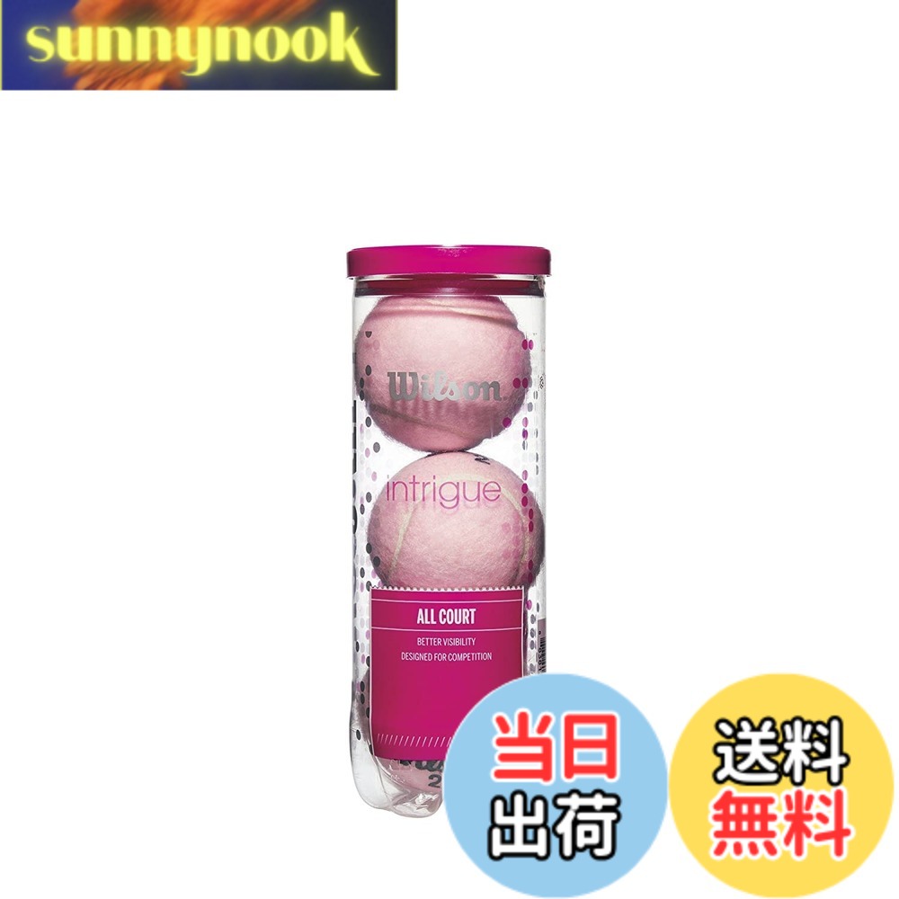 【送料無料】Wilson Sporting Goods Intrigue テニスボール 色：ピンク、 ...