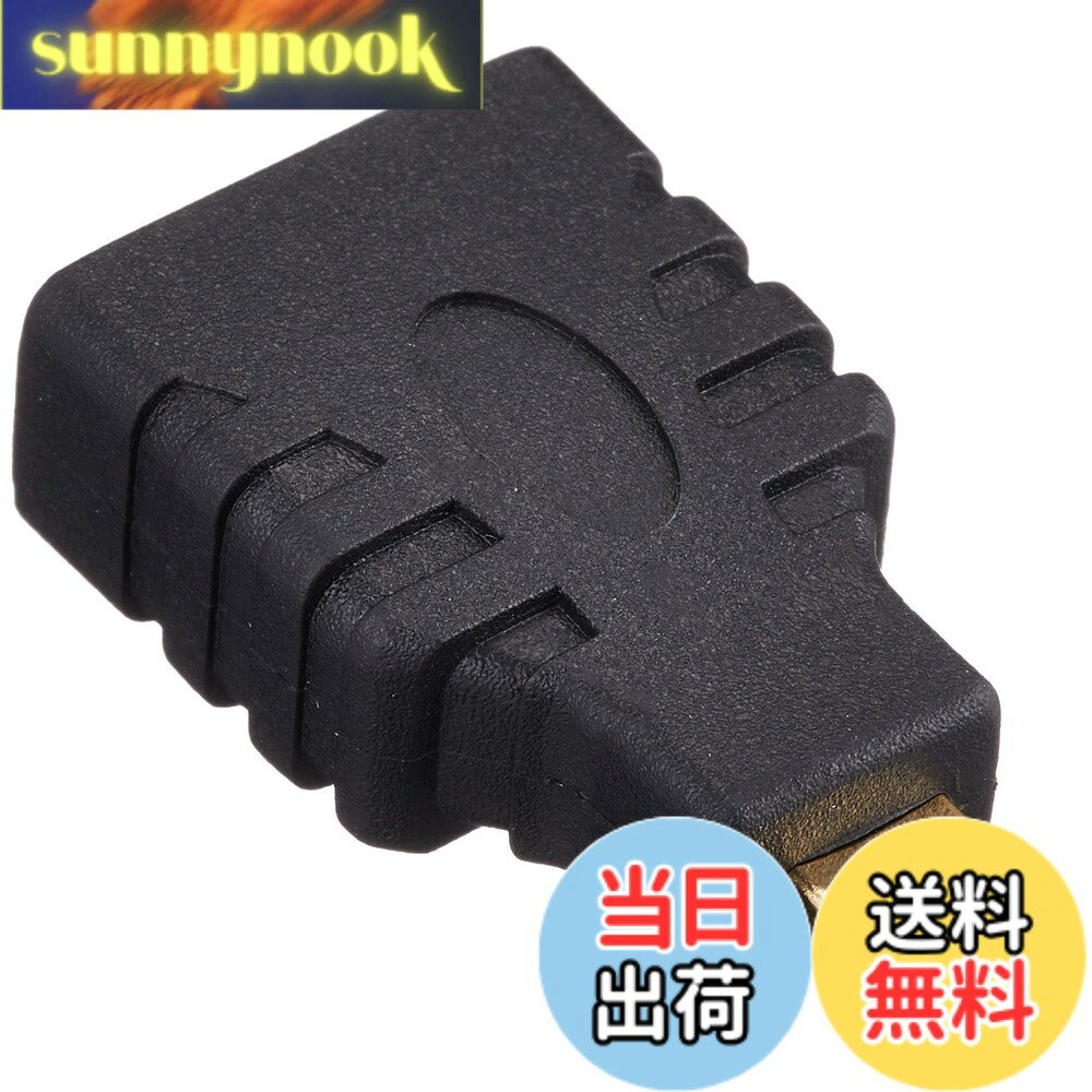 エレコム HDMI (メス) - Mini Micro 変換アダプタ 変換ケーブル ブラック AD-HDAC3BK 色：ブラック、サイズ：HDMI - micro HDMI