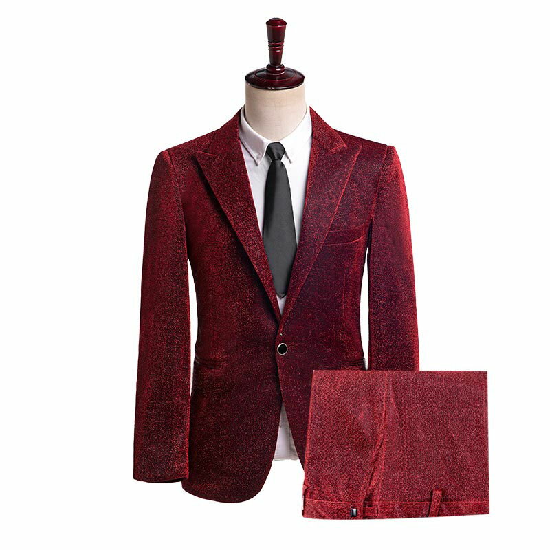 メンズ ジャケット演出服 ハロウィン 4ピーススーツ 司会者 見る角度で色が変わる生地 二次会 演奏会 結婚式 忘年会 コスチューム 演劇オペラ声楽 be321c0c0zs