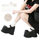 パンプス 靴 春秋 ブラック黒 シンプル PU シューズ ウェッジソール ヒール12cm Rock ロリータ メイド靴 日系 JK 原宿風 厚底シューズ パンク コスプレ ゴシック 女の子 おしゃれ 日常 イベント 仮装 ブラック 22.0/22.5/23.0/23.5/24.0/24.5/25.0 di776c0c0g4w9