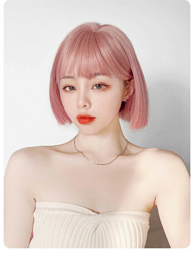 フルウィッグ 超自然 ピンク wig 普段使い ウィッグ 小顔 レディース ゆるふわ ナチュラル かつら エクステ 仮装 耐熱ウィッグ 原宿系 ハロウィン コスプレ dp287c0c0x0