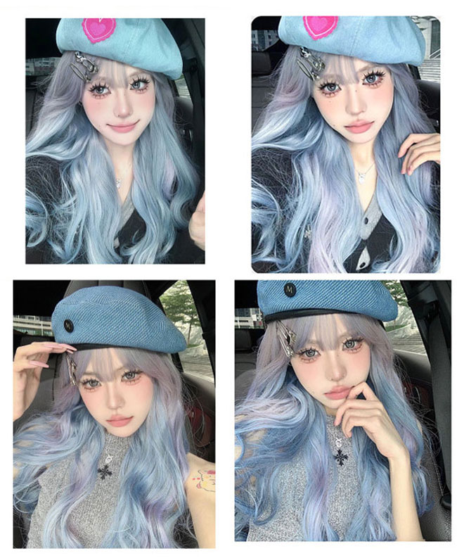 ウィッグ フルウィッグ ロング 自然 日常可 lolita 原宿風 つけ毛 エクステ ウイッグ かつら wig コスプレ ハロウィン レイヤー 小顔効果抜群 耐熱ウィッ ロリータ風 コスチューム 仮装 可愛い