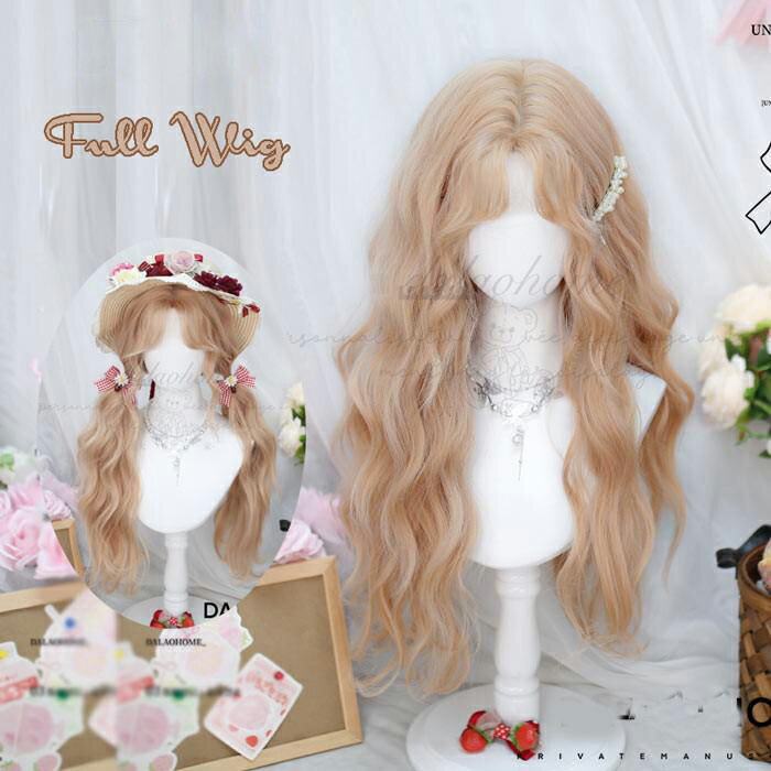 フルウィッグ ロング ウェーブ ベージュブロンド 耐熱 自然 可愛い レディース コスプレ 韓国風 ハロウィン パーティー 小顔効果 dp397c0c0x0