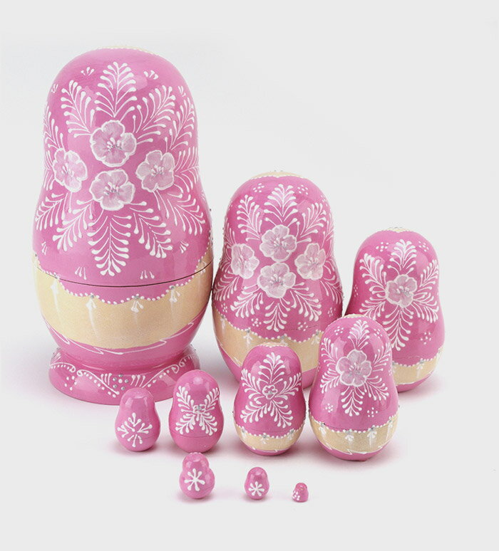 マトリョーシカ ロシア 人形 民芸品 土産物 手作り人形 手描き オブジェ 10個組 インテリア雑貨 洋風 ギフト プレゼント 北欧雑貨 伝統工芸 おもちゃ 飾り 誕生日 キッズ 子供 部屋 ハロウィン クリスマス
