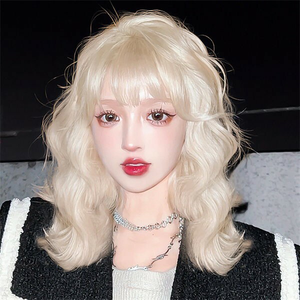 ウィッグ レディース フルウィッグ ロング 巻き髪 前髪あり 可愛い かわいい 大人用 コスプレ ロリータ..