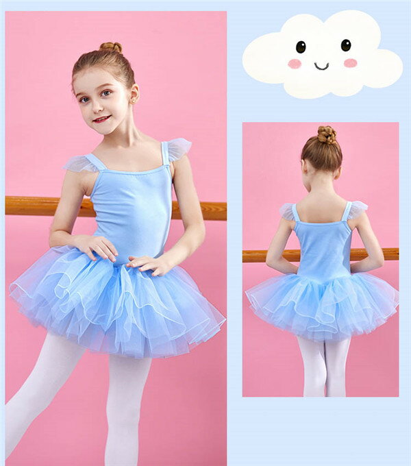 バレエ レオタード 子供 キッズ バレエ形体服 可愛さ満載 バレエダンス 連体ダンス服 バレエ レオタード 股下スナップ 女の子 子供 ジュニア 練習着 演出用 子供ダンス衣装 ワンピース パープル ピンク ブルー ホワイト 110 120 130 140 150 160 d1390d3d3x0