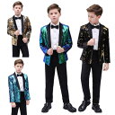 キッズ ジャケット(単品)ステージ 衣装 演出 男の子 ダンス 王子様 舞台 演劇 ピアノ 発表会 コスプレ イベント 学園祭 ハロウィン カラオケ 大会 キラ...