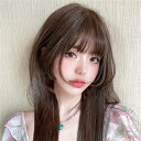 ウィッグ レディース フルウィッグ ミディアム ぱっつん前髪 前髪あり 可愛い かわいい 大人用 コスプレ ロリータ ゴスロリ コスチューム 原宿風 仮装 超自...