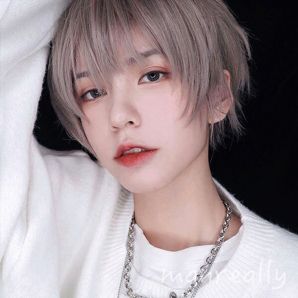 樂天商城 - ウィッグ フルウィッグ ショートウィッグ ショートヘア 短髪 かつら 演劇 自然 前髪あり コスプレ 男装 おしゃれ かっこいい 可愛い ショート 耐熱ウィッグ 茶色 ブラウン ピンク 小顔効果抜群 コスチューム 文化祭 学園祭 イベント dp010g5g5z7