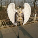 天使 羽 コスプレ道具 羽 翼 wing ウイング ホワイト 120*120cm 天使みたい 妖精 悪魔 ファッションショー パーティーグッズ 撮影 ステージ道具 イベント 文化祭 cosplay用 コスプレ COSPLAY コスチューム ハロウィン クリスマス lg022h2h2w7