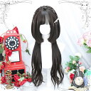 ウィッグ ロング 姫カット ロングウィッグ ストレート ダークブラウン フルウィッグ 長髪 ロングヘア 前髪ぱっつん 原宿 かつら コスプレ 可愛い ロリータ レディース 大人 おしゃれ 普段使い 日常使い イベント 学園祭 演劇 舞台 学芸会 文化祭 ハロウィン dp105jcjcx0