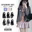 制服 セット スカート ブレザー リボン 女子 入学式 卒業式 学生服 シャツ プリーツスカート 5点セット..