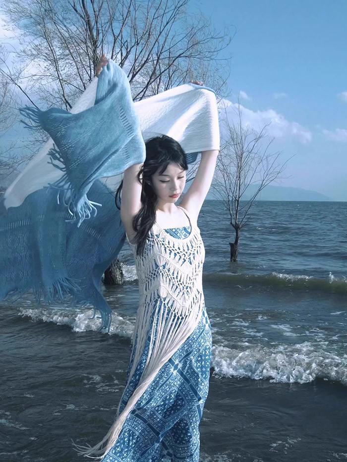リゾートワンピ エスニック柄 大人可愛い 夏ワンピース リゾートワンピース レディ...