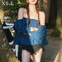 トップス オフショルダー パフスリーブ 袖あり 長袖 セクシー ブラウス 小さいサイズ ハワイアン 海 長袖シャツ 韓国風 大人 可愛い かわいい 秋 春 夏 ...